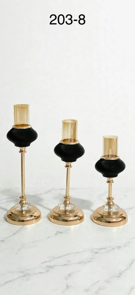 BOUGEOIRS GALET NOIR 203-8