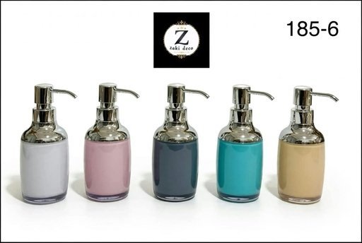 [185-6] DISTRIBUTEUR DE SAVON ROND CHROMÉ 185-6