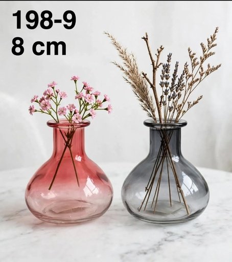 [198-9] VASE BOULE EN VERRE 198-9